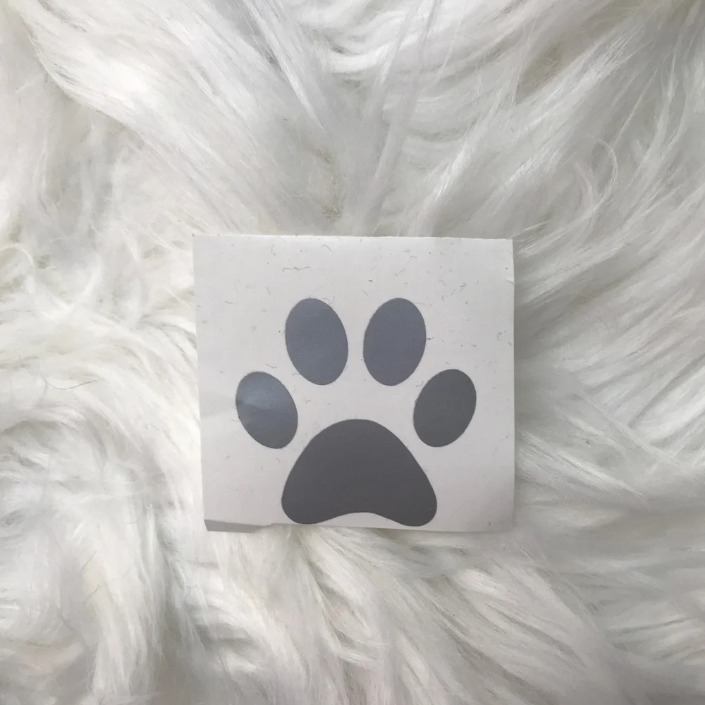 🐾 Paw Print Vinyl Decal Sticker Teal Blue